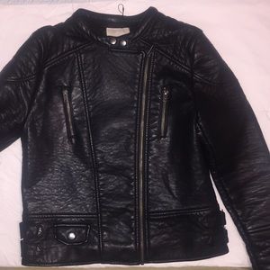 Little girls biker jacket